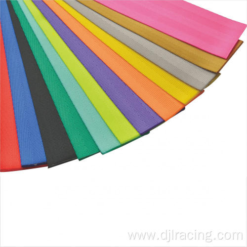 Double Buckle Polyester Safety Seat Belts